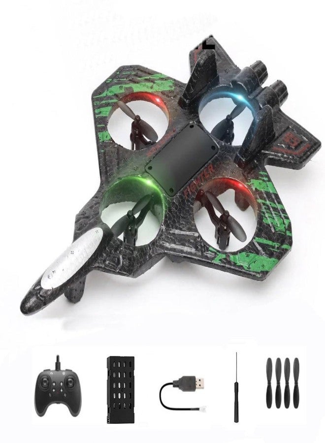 Avenn Remote Controlled Fighter Plane, RC Airplane Jet Fighter Toy for Kids with LED Lights, 360 Degree Hovering and Stunt Roll, Easy to Fly Stable Aircraft - Image 1